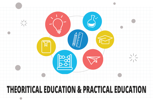 Difference between theoretical and practical education